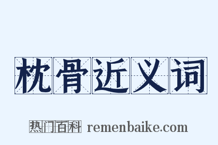 枕骨近义词是什么意思的图片